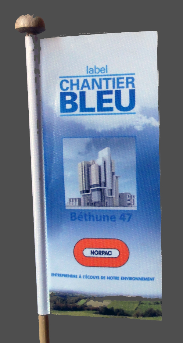 chantier bleu